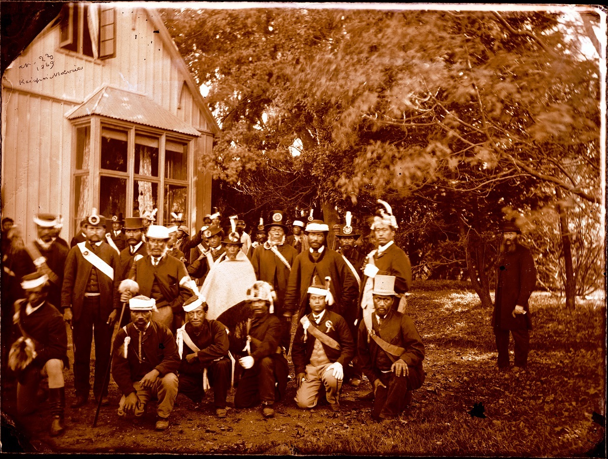 Māori at Tuahiwi, Dr A C Barker Collection 1944.78.242