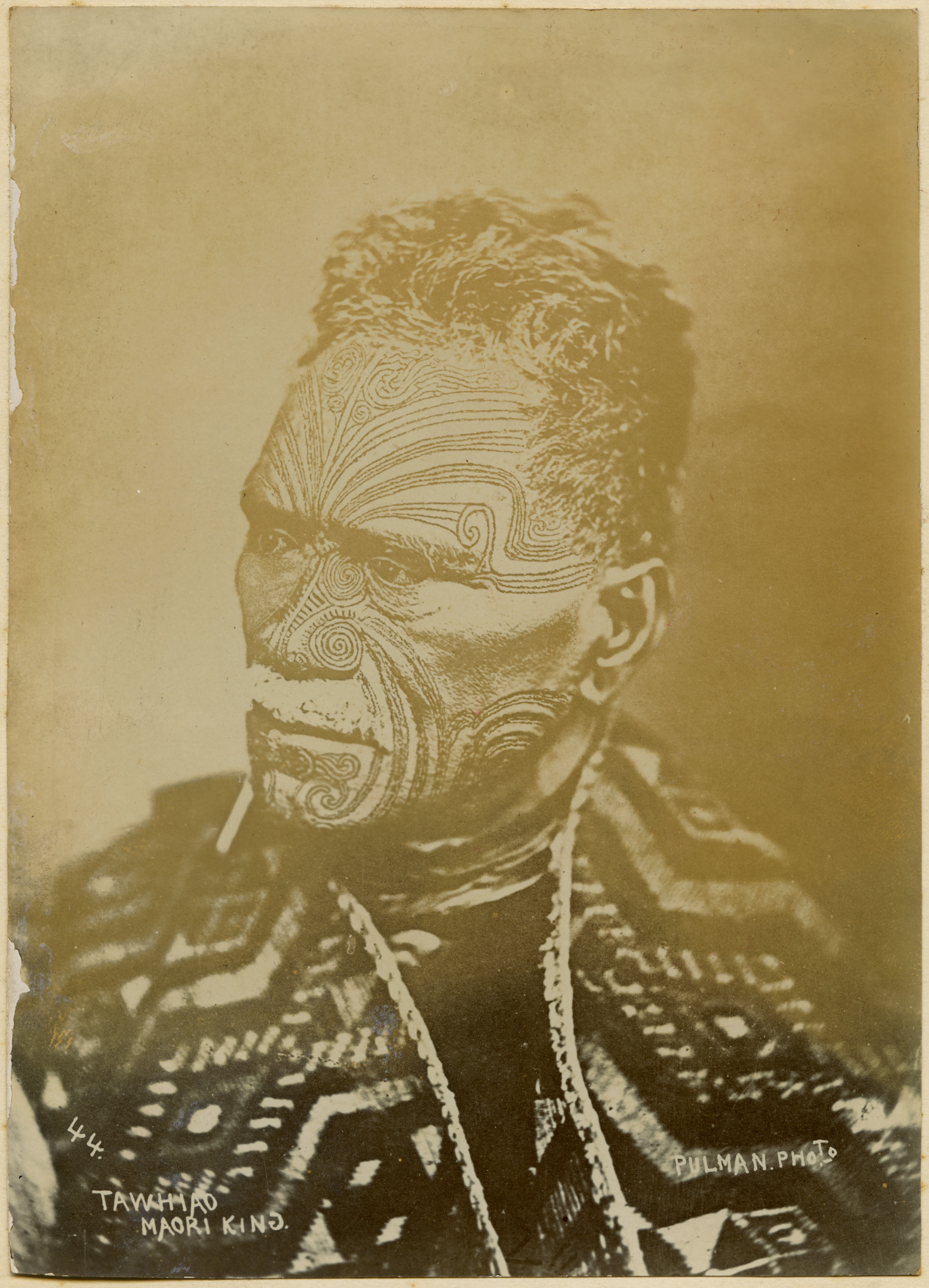 King Tāwhiao. Canterbury Museum 1968.209.5