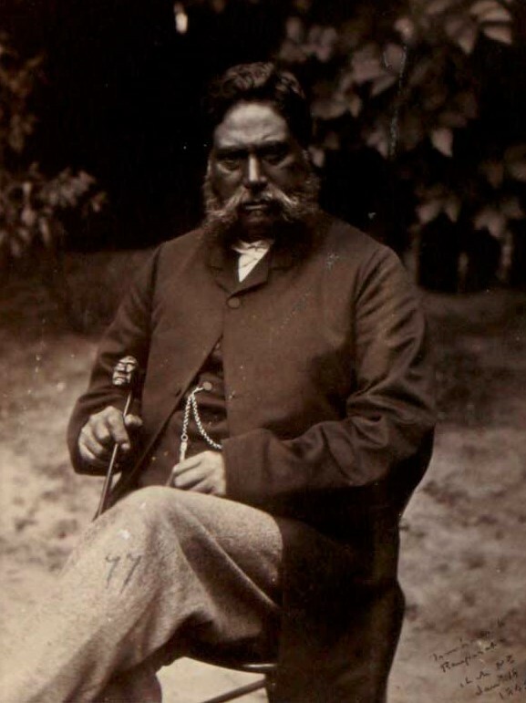 Barker photographed Tamihana Te Rauparaha on 18 January 1869. Canterbury Museum 2016.15.16