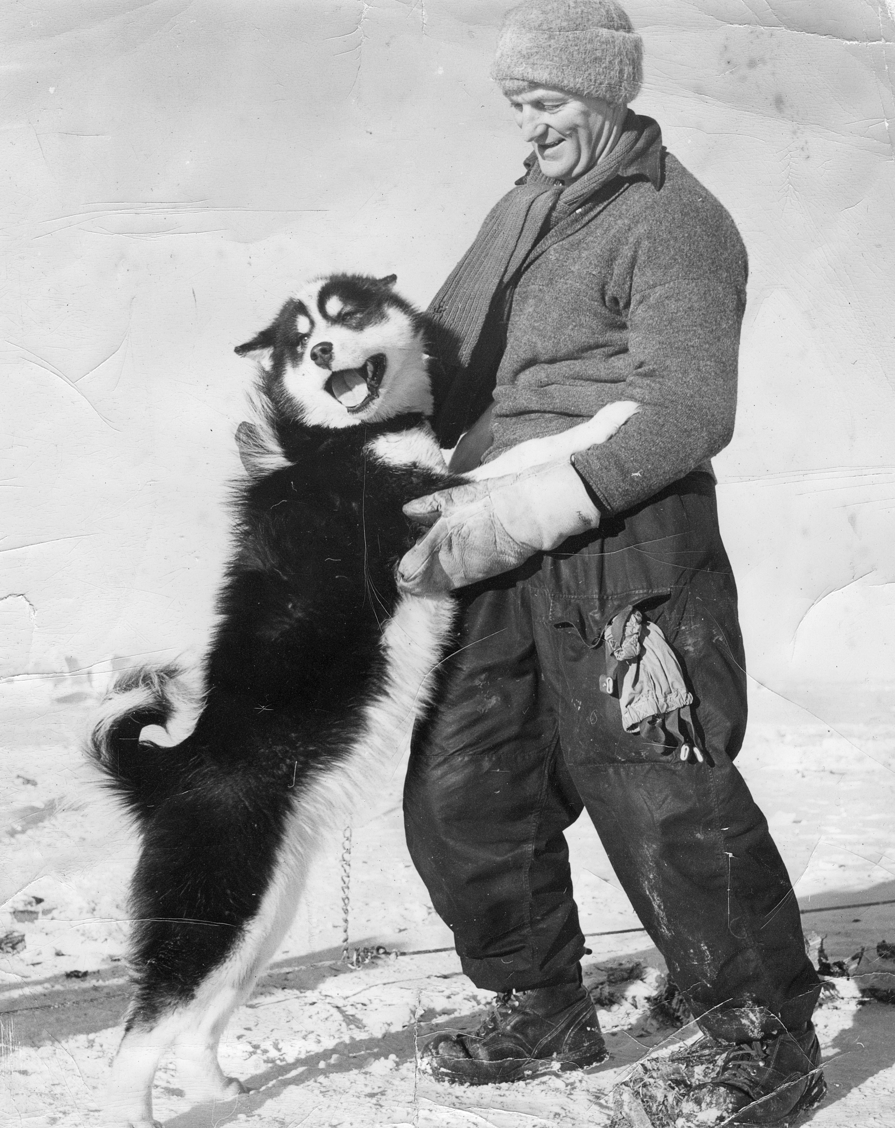 Bob Miller with Jan. Image courtesy of Jan Fullarton. All Rights Reserved