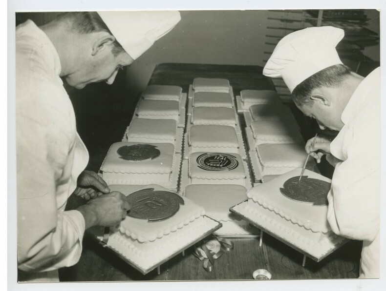 TEAL's 21st birthday cakes 1961. Air New Zealand Archive