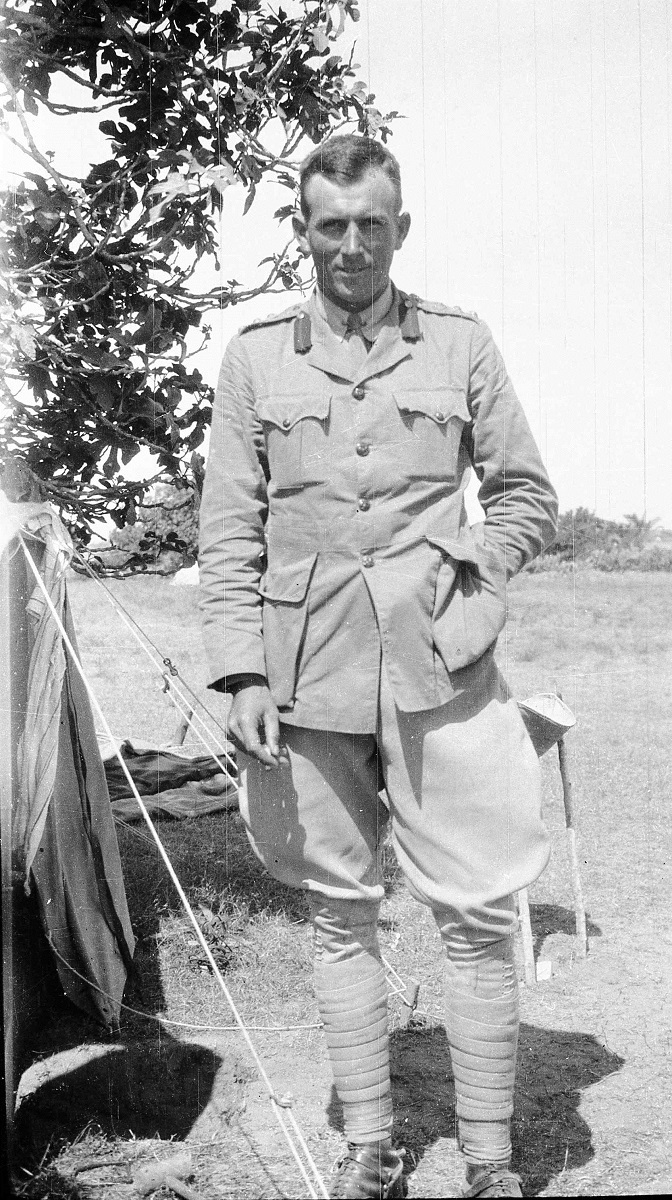 Captain John Barker, Palestine 1917