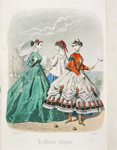 Le Mode Elégant, August 1866, Manchester Art Gallery