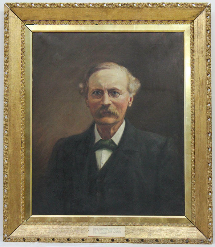 Frederick Wollaston Hutton, painted by Richard Wallwork in 1912. Canterbury Museum 146637
