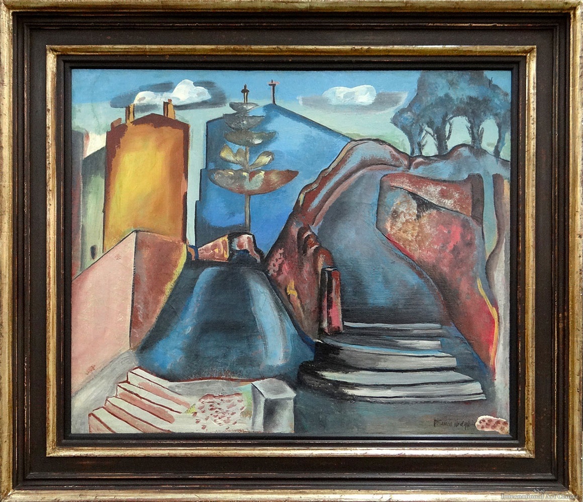 Monastery Steps, Frances Hodgkins, 1933. Ravenscar Trust Collection. Photograph: Duncan Shaw-Brown