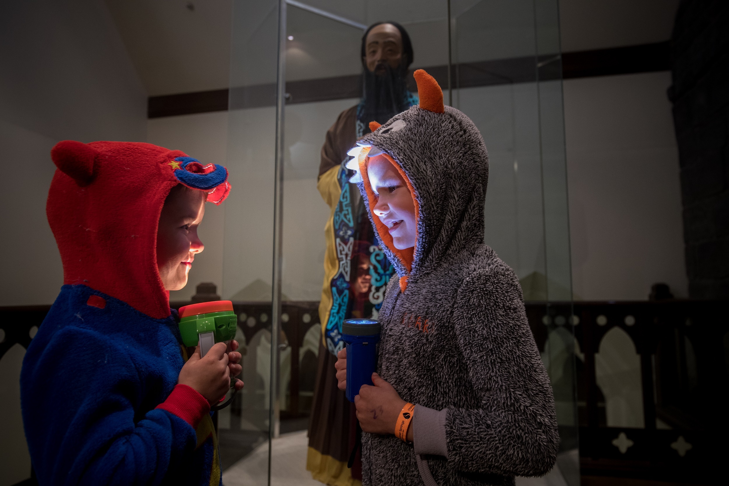Children at Night at the Museum in 2019.