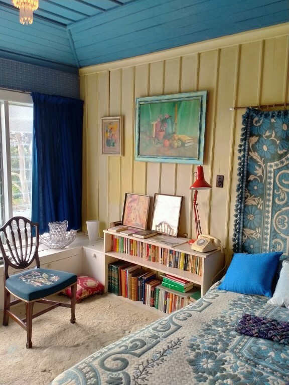 The bedroom at Ngaio Marsh House. Photo by the author with permission from Ngaio Marsh House and Heritage Trust