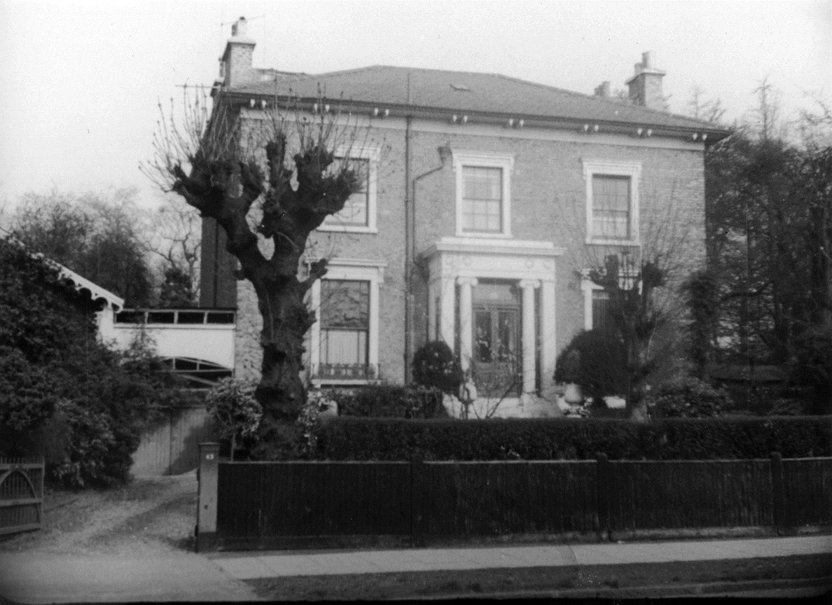 William Oldman's home in Clapham, London