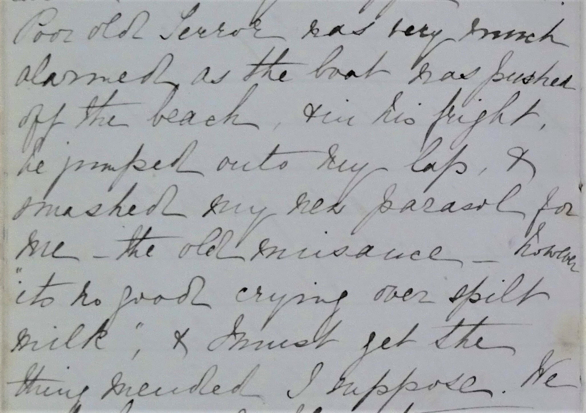 Page from Annie Hargreaves diary, 15 February 1875. Canterbury Museum 68/52