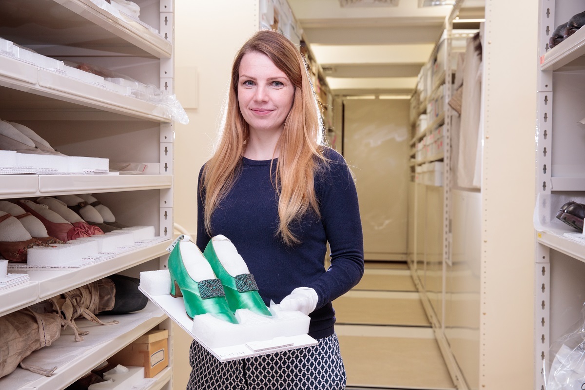 Joanna Szczepanski, Associate Curator Human History, is one of the many staff members who help care for the Museum’s vast textile collection.